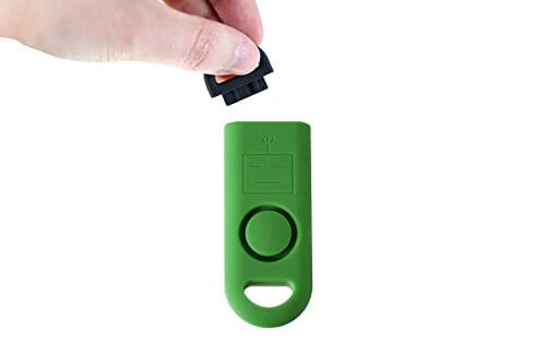 ROBOCOPP 130dB SOS Personal Alarm, SOUND GRENADE+ Ranger Green with Tripwire Hook and Included Battery - LivingObscure.com