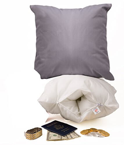 Throw Pillow Safe. Secret Compartment Inside. Be Protected Get Prepared Best Emergency Safeguard your Valuables Now *USA*